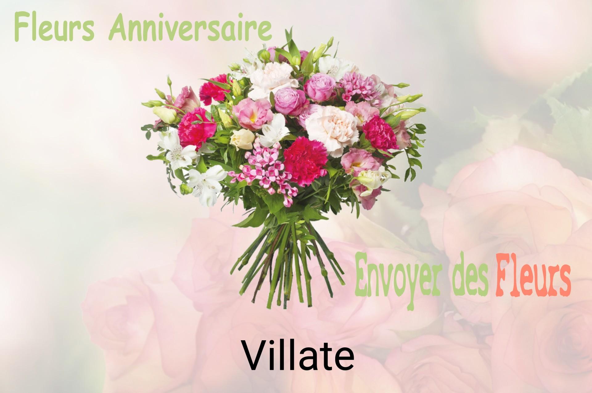 Bouquet de fleurs d’anniversaire livré à Villate
