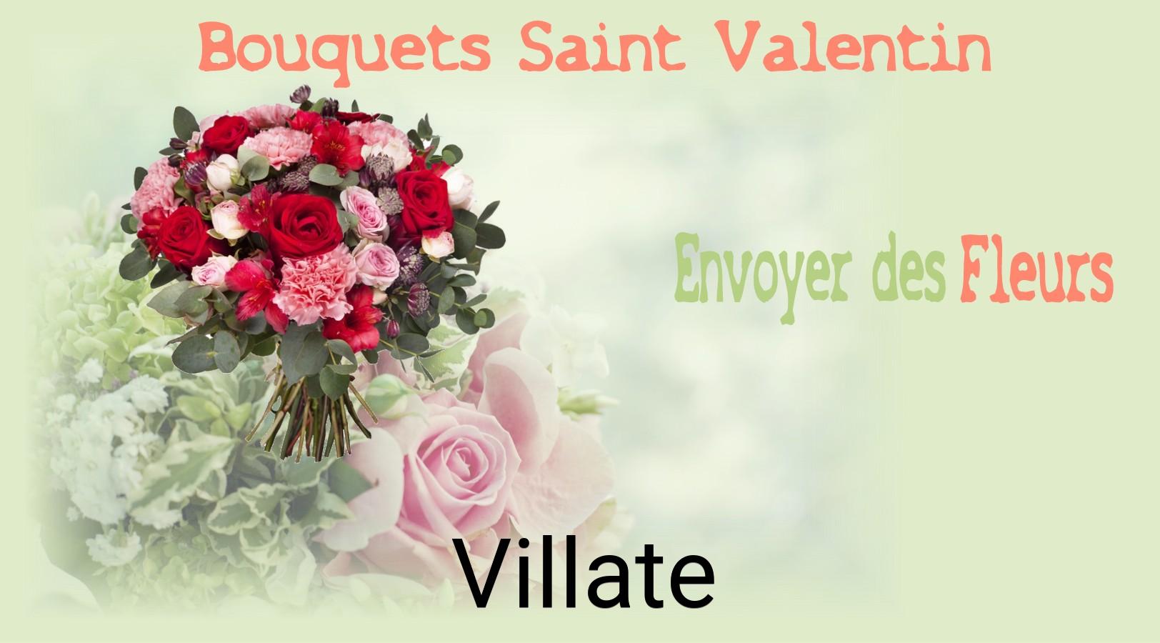 Roses de Saint-Valentin livrées à Villate